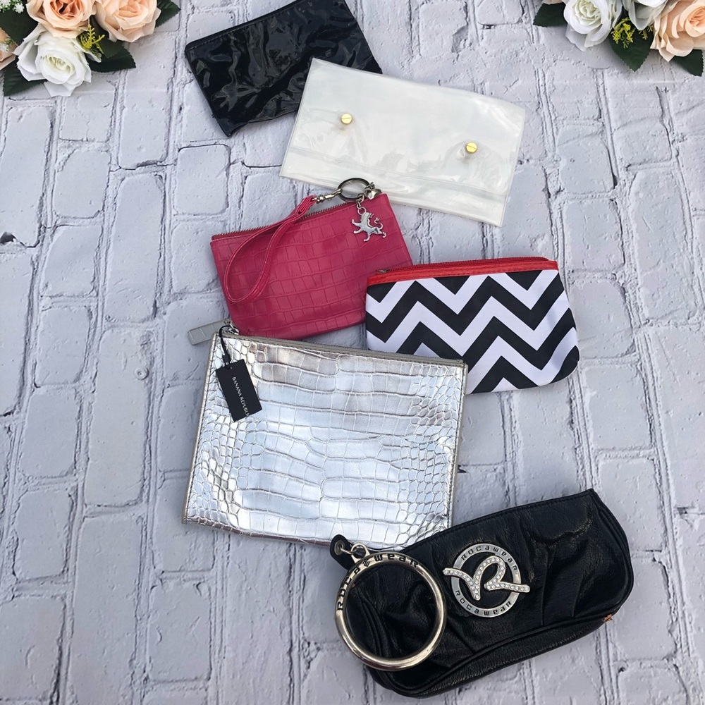 BR Clutch + make up bag bundle